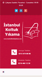 Mobile Screenshot of istanbulkoltukyikama.com